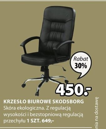 JYSK KRZESŁO BIUROWE SKODSBORG oferta