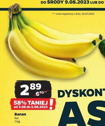 Netto Banan luz 1 kg oferta