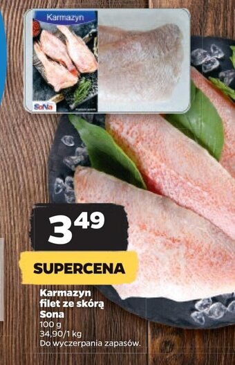 Netto Karmazyn filet ze skórą Sona 100 g oferta