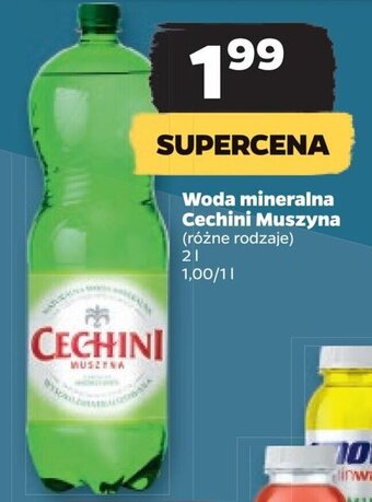 Netto Woda mineralna Cechini Muszyna 2 l oferta