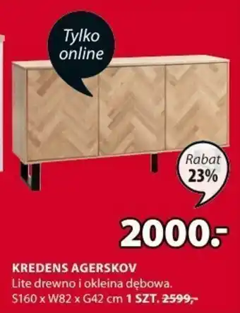 JYSK KREDENS AGERSKOV oferta