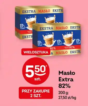 Żabka Masło Ekstra 82% 200 g oferta