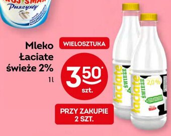 Żabka Mleko Łaciate świeże 2% 1 l oferta