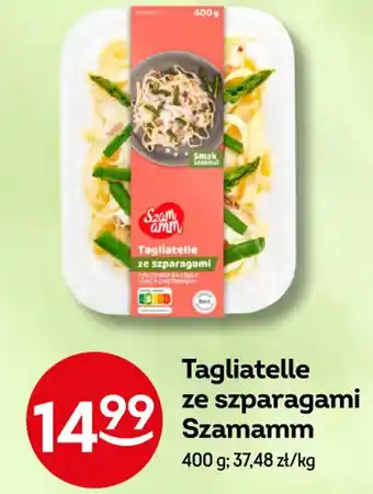 Żabka Tagliatelle ze szparagami Szamamm 400 g oferta