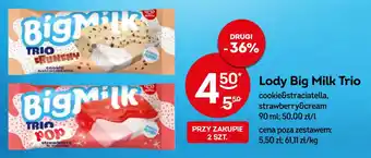 Żabka Lody Big Milk Trio 90 ml oferta