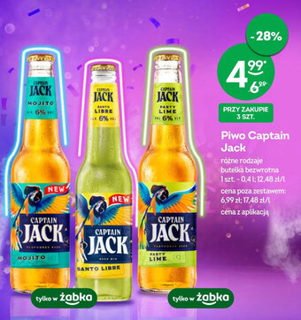 Żabka Piwo Captain Jack 400 ML oferta