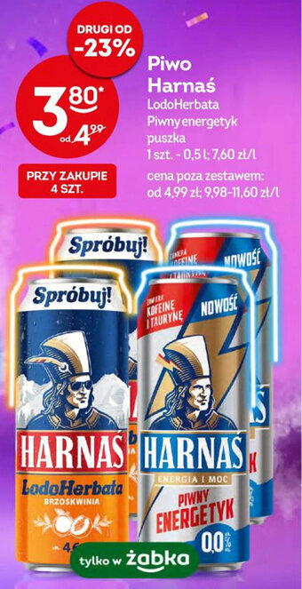 Żabka Piwo Harnaś 500 ml oferta
