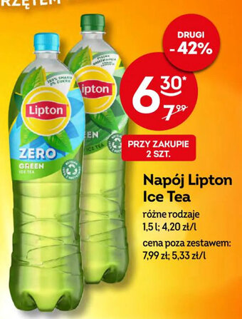 Żabka Napój Lipton Ice Tea 1,5 l oferta