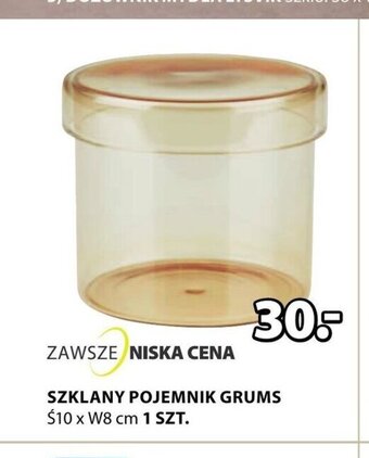 JYSK SZKLANY POJEMNIK GRUMS oferta