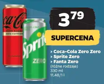 Netto Coca-cola zero zero > sprite zero > fanta zero oferta