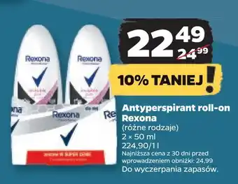 Netto Antyperspirant roll-on rexona oferta