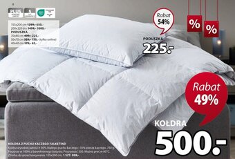 JYSK KOŁDRA Z PUCHU KACZEGO FALKETIND oferta