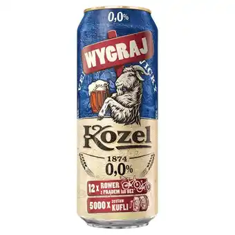 Żabka Kozel piwo bezalkoholowe półciemne 500 ml oferta