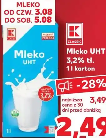 Kaufland Mleko kaufland oferta