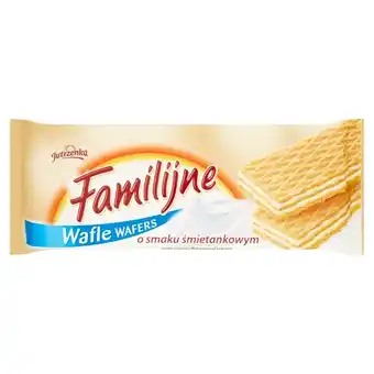 Stokrotka Market Familijne wafle o smaku śmietankowym 180 g oferta