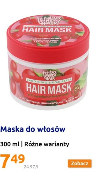 Action Maska do włosów oferta