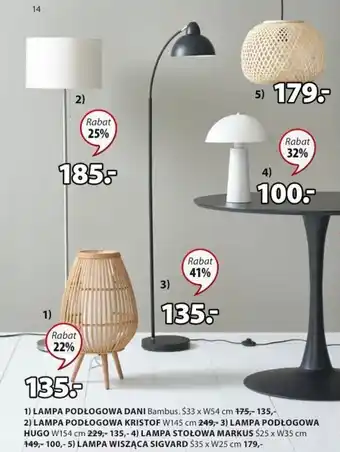 5) LAMPA WISZĄCA SIGVARD