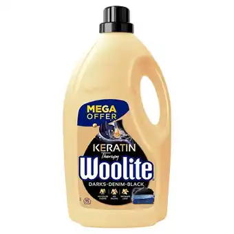 Kaufland Woolite keratin therapy płyn do prania czerń ciemne kolory jeans 4,5 l (75 prań) oferta