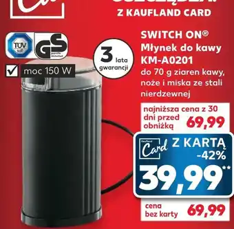 Młynek do kawy switch on