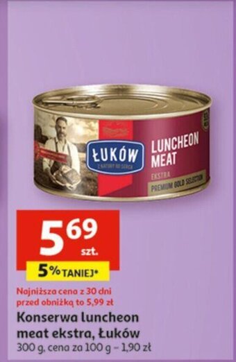 Auchan Konserwa luncheon meat ekstra, Łuków 300 g oferta