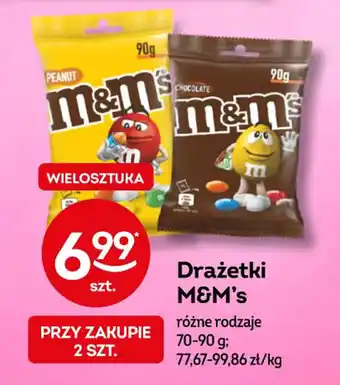 Żabka Drażetki M&M's 70-90g oferta