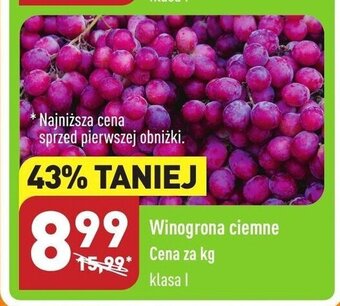 ALDI Winogrona ciemne 1kg oferta