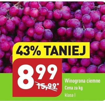 ALDI Winogrona ciemne 1kg oferta