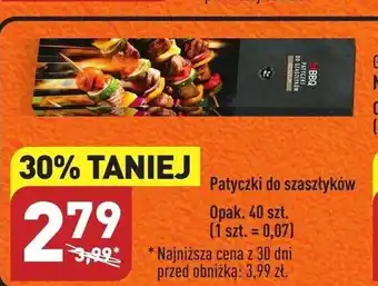 ALDI Patyczki do szaszłyków 40szt. oferta