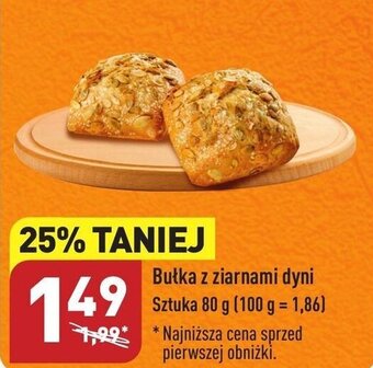 ALDI Bułka z ziarnami dyni 80 g oferta