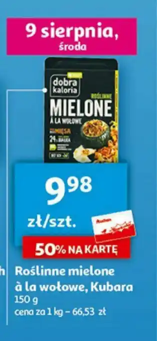 Auchan Roślinne mielone à la wołowe, Kubara 150 g oferta