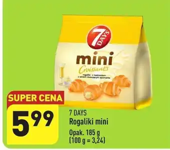 ALDI 7 DAYS Rogaliki mini Opak. 185 g oferta