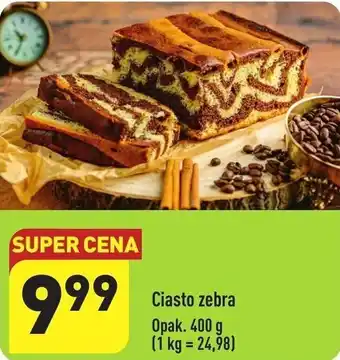 ALDI Ciasto zebra Opak. 400 g oferta