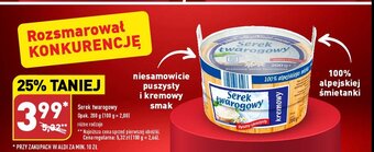 ALDI Ser twarogowy kremowy oferta