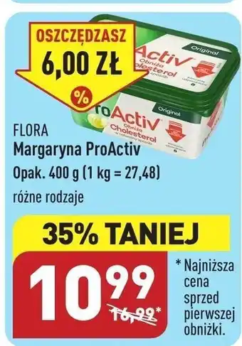 ALDI FLORA Margaryna ProActiv 400g oferta