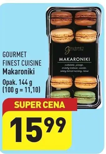 ALDI GOURMET FINEST CUISINE Makaroniki 144g oferta