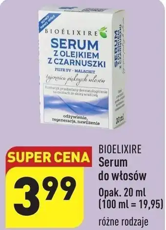 ALDI BIOELIXIRE Serum do włosów 20 ml oferta