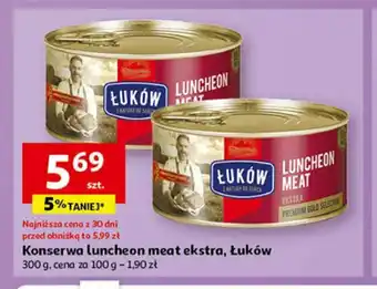 Auchan Konserwa luncheon meat ekstra, Łuków 300 g oferta