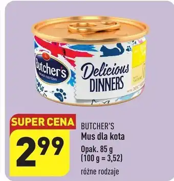 ALDI Butcher's Mus dla kota 85g oferta
