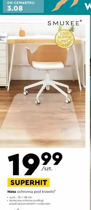 Biedronka Mata ochronna pod krzesło oferta