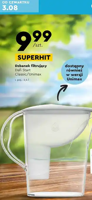 Biedronka Dzbanek filtrujący classic 2.4 l oferta