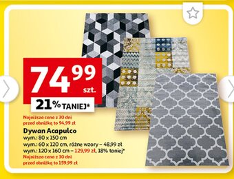 Auchan Dywan acapulco 80 x 150 cm oferta