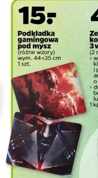 Podkładka gamingowa pod mysz wym. 44x35 cm