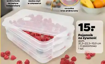 Netto Pojemnik na żywność 31,2x22,3×10,9 cm oferta