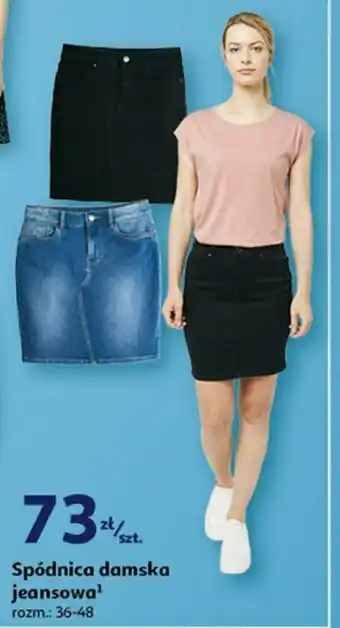Auchan Spódnica damska jeansowa oferta