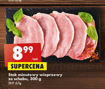 Biedronka Stek minutowy wieprzowy ze schabu, 300 g oferta