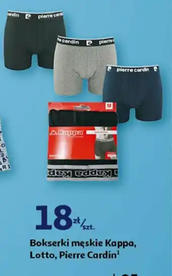 Auchan Bokserki męskie Kappa, Lotto, Pierre Cardin oferta