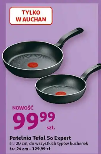 Auchan Patelnia Tefal So Expert oferta