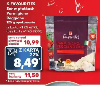 Kaufland K-FAVOURITES Ser w płatkach Parmigiano Reggiano 125 g oferta