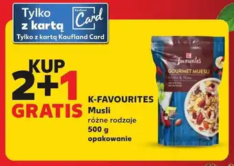 Kaufland KUP 2+1 GRATIS K-FAVOURITES Musli 500 g oferta
