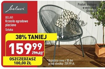 ALDI Krzesło ogrodowe plecione Sztuka oferta